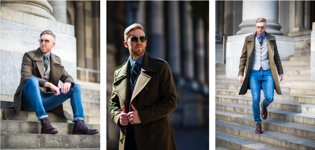 Steve Tilly wears Transitions Style Colours in emerald
